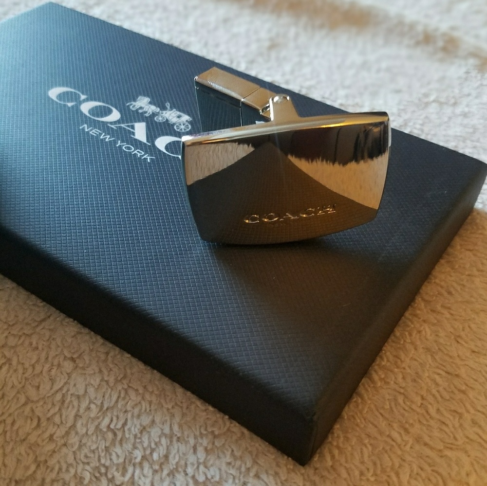 COACH Mod Plaque Leather Men's Reversible Belt